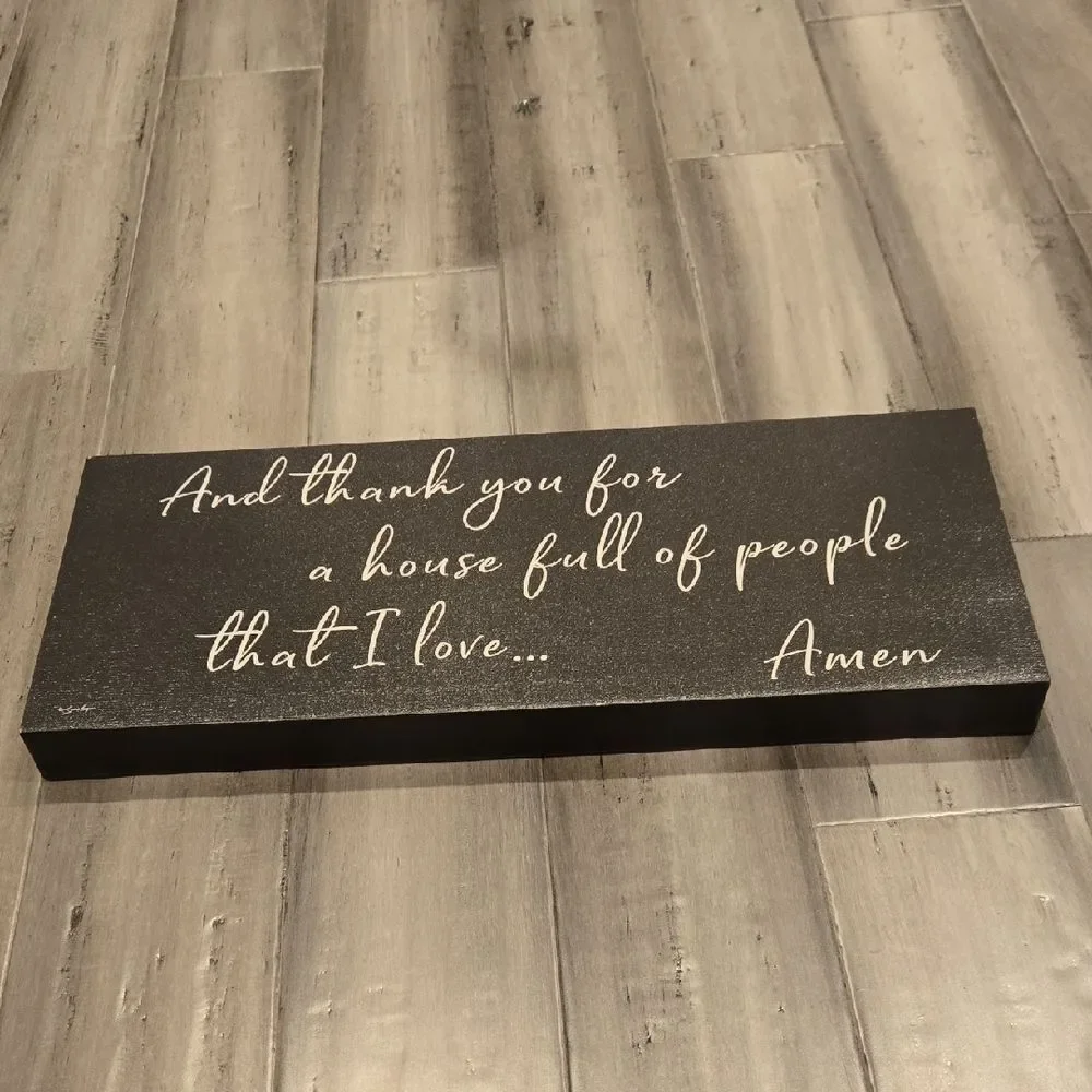 Gray Inspirational Wall Art Decor